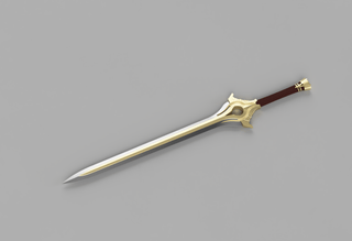 Chrom and Lucina's Falchion [3D Print Files] 3D Files cosplay DangerousLadies