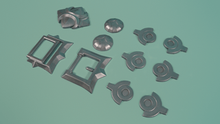 Chrom's Shoulder Pauldron Kit Cast Kit cosplay DangerousLadies