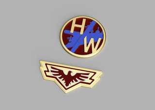 Cid Highwind's Patches [3D Print Files] 3D Files cosplay DangerousLadies
