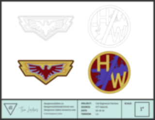 Cid Highwind's Patches [Embroidery Files] Embroidery + Patterns cosplay DangerousLadies