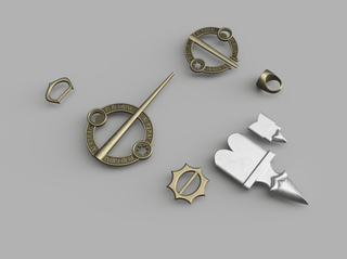 Coen's Peregrini Aurorae Crest and Accessories [3D Print Files] 3D Files cosplay DangerousLadies