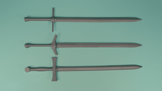 Cosplay Basic Interchangeable Swords [3D Printed Kit] 3D Printed Kit cosplay DangerousLadies