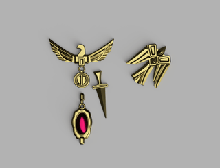 Dancing Green Accessories [3D Print Files] 3D Files cosplay DangerousLadies