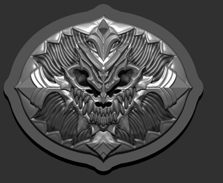 Dante's Belt Buckle [3D Print Files] 3D Files cosplay DangerousLadies
