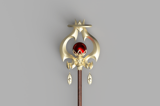 Deirdre's Silence Staff [3D Print Files] 3D Files cosplay DangerousLadies