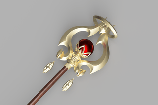 Deirdre's Silence Staff [3D Print Files] 3D Files cosplay DangerousLadies
