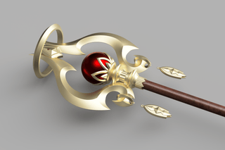 Deirdre's Silence Staff [3D Print Files] 3D Files cosplay DangerousLadies