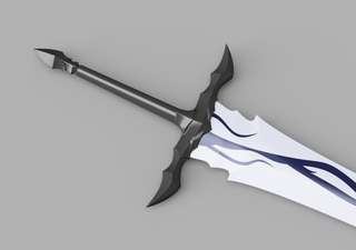 Demon Monarch's Longsword [3D Print Files] 3D Files cosplay DangerousLadies