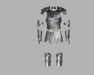 Dimitri Timeskip Armor [3D Print Files] 3D Files cosplay DangerousLadies