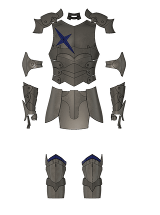 Dimitri Timeskip Armor [3D Print Files] 3D Files cosplay DangerousLadies