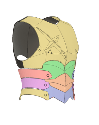 Dimitri Timeskip Armor [3D Print Files] 3D Files cosplay DangerousLadies