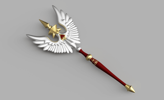 Edelgard Adorned Eagle Axe [3D Print Files] 3D Files cosplay DangerousLadies