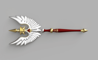 Edelgard Adorned Eagle Axe [3D Print Files] 3D Files cosplay DangerousLadies