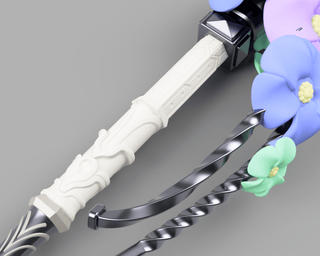 Edenmorn Halberd [3D Print Files] 3D Files cosplay DangerousLadies