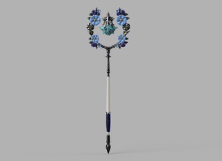 Edenmorn White Mage Cane [3D Print Files] 3D Files cosplay DangerousLadies
