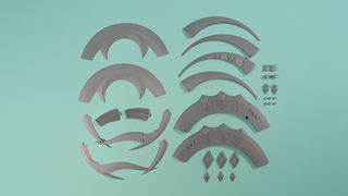 Enchufla Dancer Chakram - Dancer Arms [3D Printed Kit] 3D Printed Kit cosplay DangerousLadies