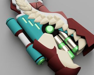 Eris' Adamant Rail [3D Print Files] 3D Files cosplay DangerousLadies