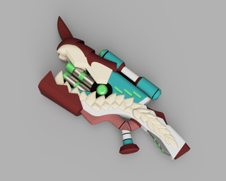 Eris' Adamant Rail [3D Print Files] 3D Files cosplay DangerousLadies