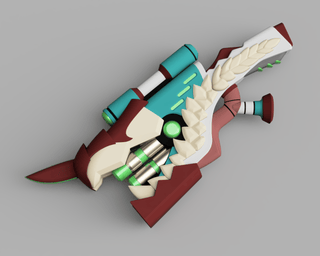 Eris' Adamant Rail [3D Print Files] 3D Files cosplay DangerousLadies