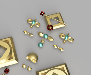 Firecracker Ashe's Accessories [3D Print Files] 3D Files cosplay DangerousLadies