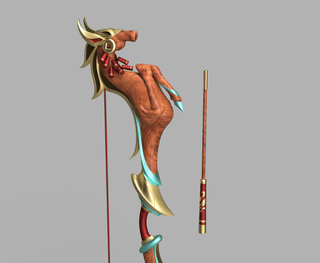 Firecracker Ashe's Bow and Arrow [3D Print Files] 3D Files cosplay DangerousLadies