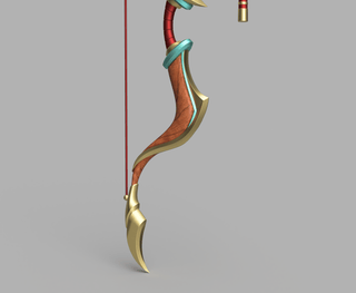 Firecracker Ashe's Bow and Arrow [3D Print Files] 3D Files cosplay DangerousLadies
