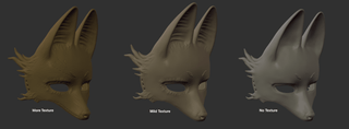 Fox Mask's Fox Mask and Earring [3D Print Files] 3D Files cosplay DangerousLadies