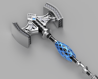 Gaia's Stygian Hyposkhesphyra Hammer [3D Print Files] 3D Files cosplay DangerousLadies