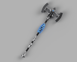 Gaia's Stygian Hyposkhesphyra Hammer [3D Print Files] 3D Files cosplay DangerousLadies