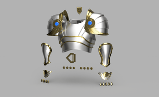 Garen's Armour [3D Print Files] 3D Files cosplay DangerousLadies