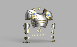 Garen's Armour [3D Print Files] 3D Files cosplay DangerousLadies