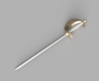 Gilbert's Rapier [3D Print Files] 3D Files cosplay DangerousLadies