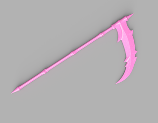 Goku Black's Scythe [3D Print Files] 3D Files cosplay DangerousLadies