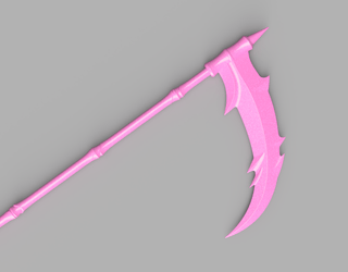 Goku Black's Scythe [3D Print Files] 3D Files cosplay DangerousLadies
