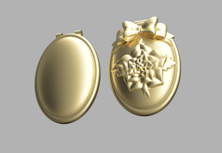 Goldenertraum Pocket Mirror [3D Print Files] 3D Files cosplay DangerousLadies