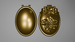 Goldenertraum Pocket Mirror [3D Print Files] 3D Files cosplay DangerousLadies