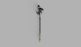 Gridarvor Black Mage's Staff [3D Print Files] 3D Files cosplay DangerousLadies