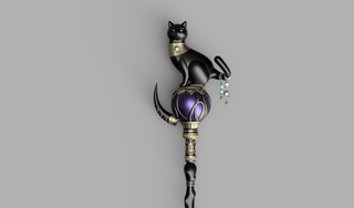 Gridarvor Black Mage's Staff [3D Print Files] 3D Files cosplay DangerousLadies