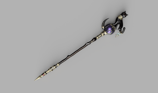 Gridarvor Black Mage's Staff [3D Print Files] 3D Files cosplay DangerousLadies