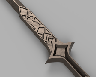 Grog's Sword of Kas [3D Print Files] 3D Files cosplay DangerousLadies