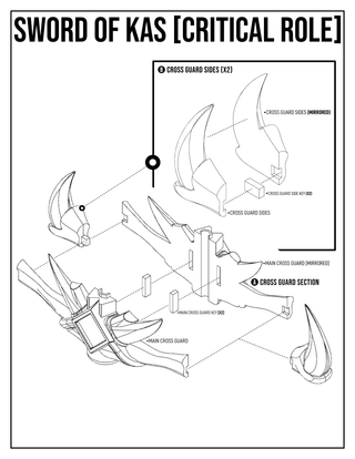 Grog's Sword of Kas [3D Print Files] 3D Files cosplay DangerousLadies