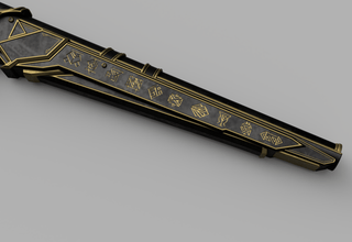 Gustave's Noahram Sword and Pistol [3D Print Files] 3D Files cosplay DangerousLadies