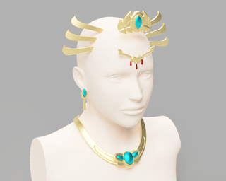 Gyokuyou's Jewelry [3D Print Files] 3D Files cosplay DangerousLadies