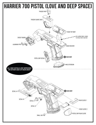 Harrier 700 [3D Printed Kit] 3D Printed Kit cosplay DangerousLadies