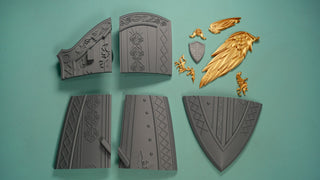 Hero's Shield Paladin Shield [3D Printed Kit] 3D Printed Kit cosplay DangerousLadies