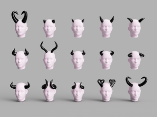 HORN PACK - Demons [3D Print Files] 3D Files cosplay DangerousLadies