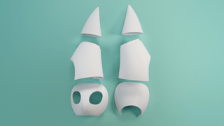 Hornet's Mask [3D Printed Kit] 3D Printed Kit cosplay DangerousLadies
