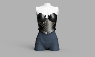 Hulkenberg's Breastplate [3D Print Files] 3D Files cosplay DangerousLadies