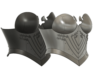Hulkenberg's Breastplate [3D Print Files] 3D Files cosplay DangerousLadies