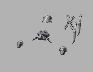 Idia's Ghost Marriage Accessories [3D Print Files] 3D Files cosplay DangerousLadies